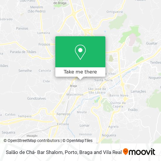 Salão de Chá- Bar Shalom map