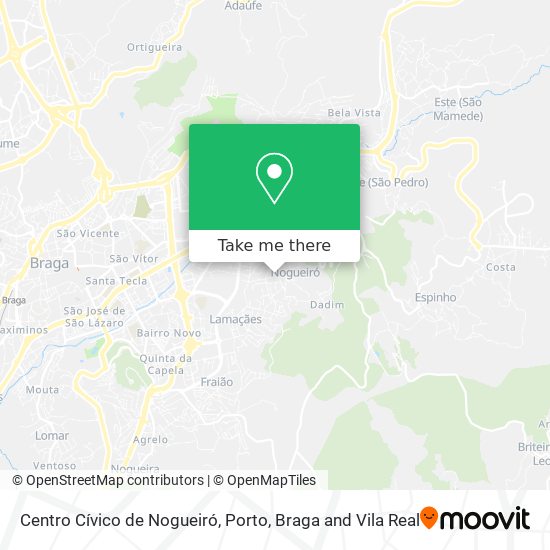 Centro Cívico de Nogueiró map