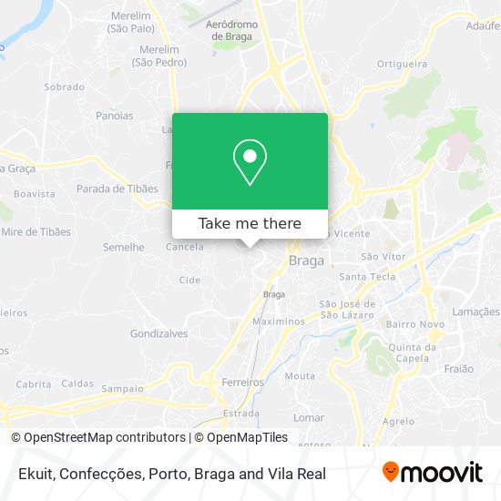 Ekuit, Confecções mapa