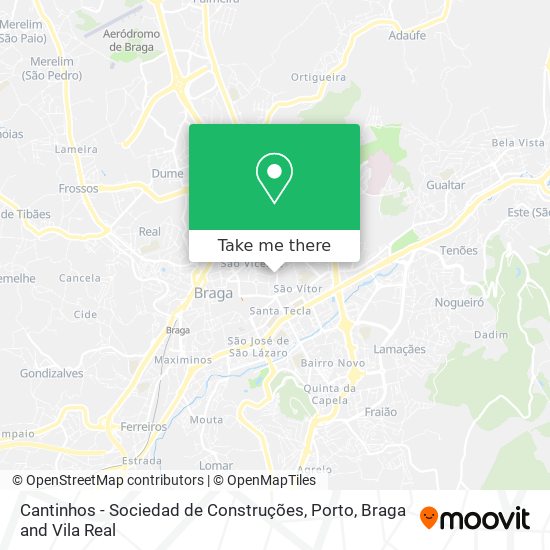 Cantinhos - Sociedad de Construções mapa