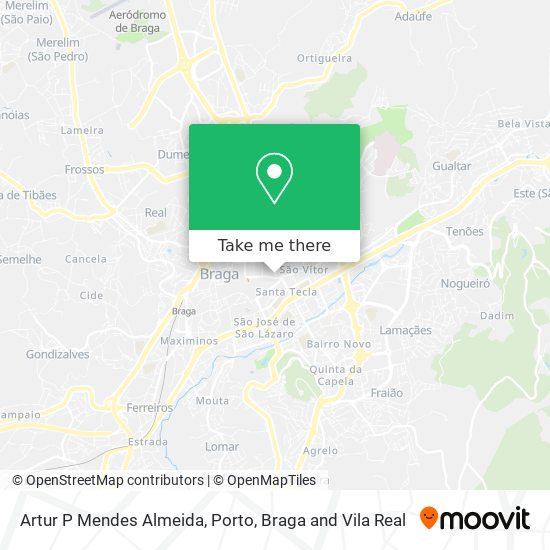 Artur P Mendes Almeida map