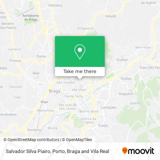 Salvador Silva Piairo map