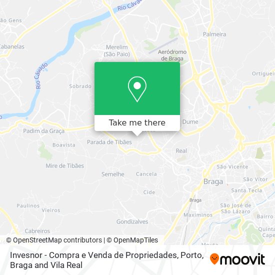 Invesnor - Compra e Venda de Propriedades map