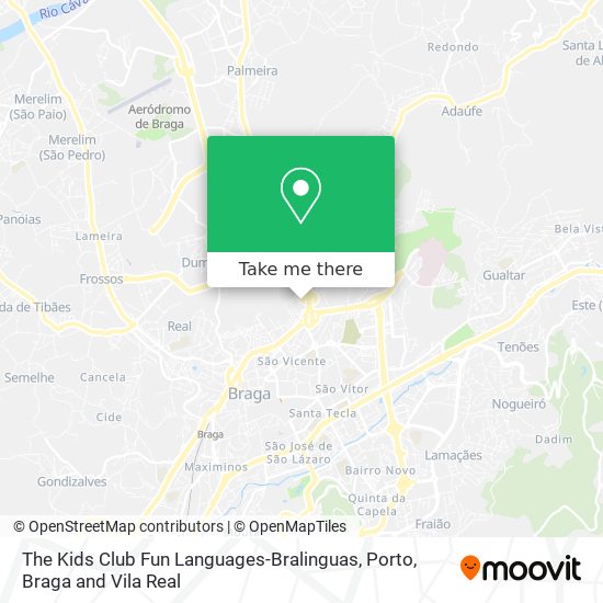 The Kids Club Fun Languages-Bralinguas map