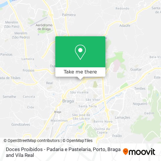 Doces Proibidos - Padaria e Pastelaria mapa