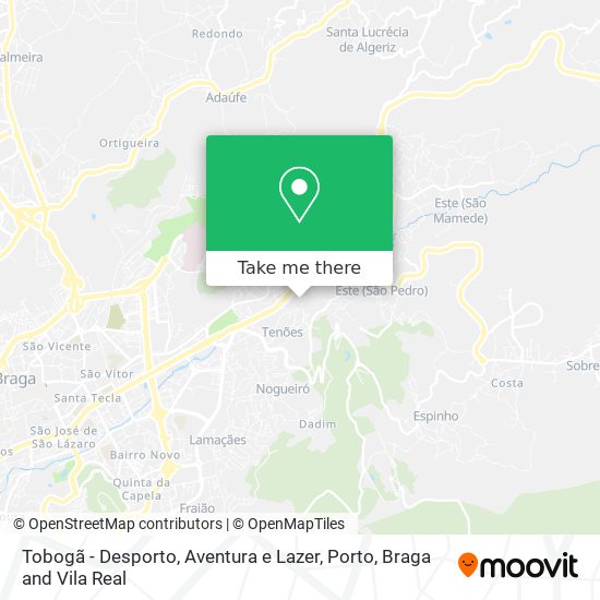 Tobogã - Desporto, Aventura e Lazer map