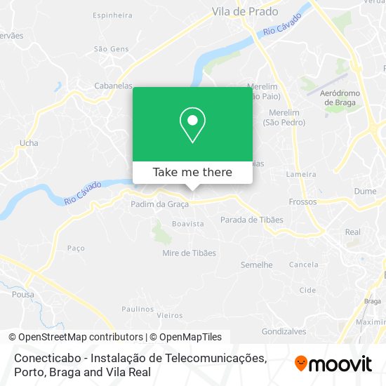 Conecticabo - Instalação de Telecomunicações map