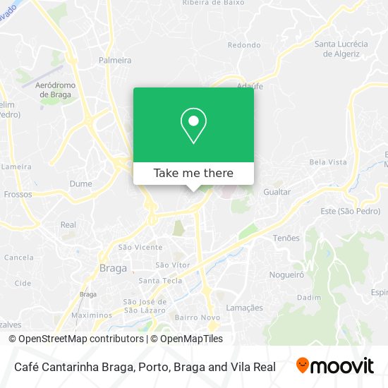 Café Cantarinha Braga map