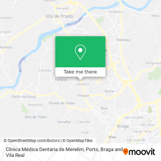 Clinica Médica Dentária de Merelim map