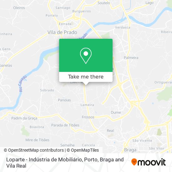 Loparte - Indústria de Mobiliário map