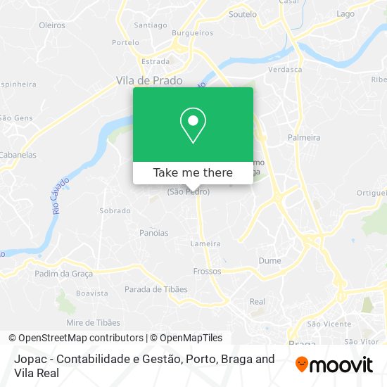 Jopac - Contabilidade e Gestão mapa