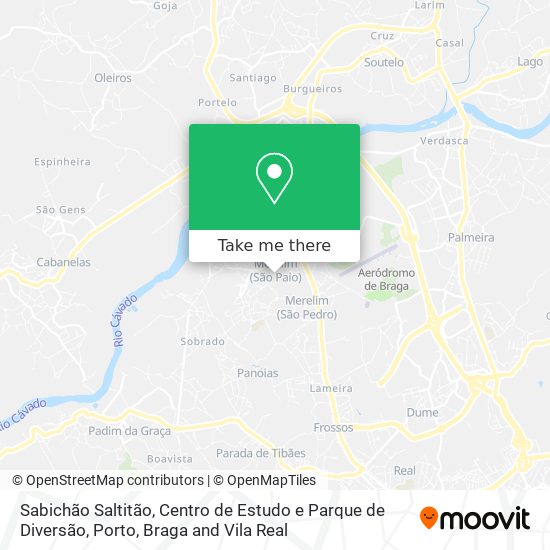 Sabichão Saltitão, Centro de Estudo e Parque de Diversão map