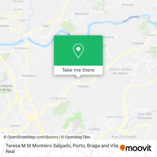 Teresa M M Monteiro Salgado mapa