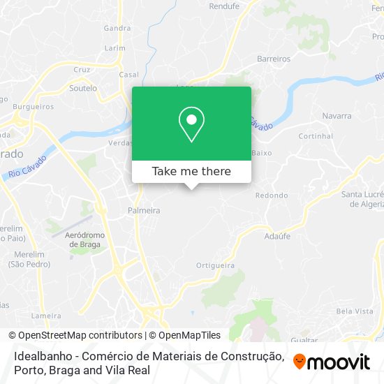 Idealbanho - Comércio de Materiais de Construção map