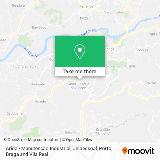 Arida - Manutenção Industrial, Unipessoal map