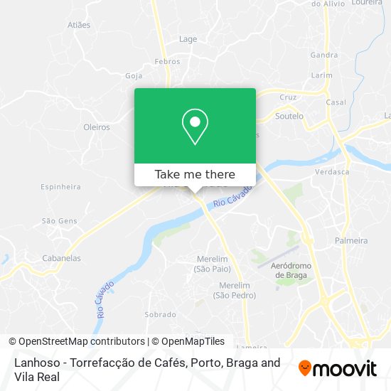 Lanhoso - Torrefacção de Cafés map