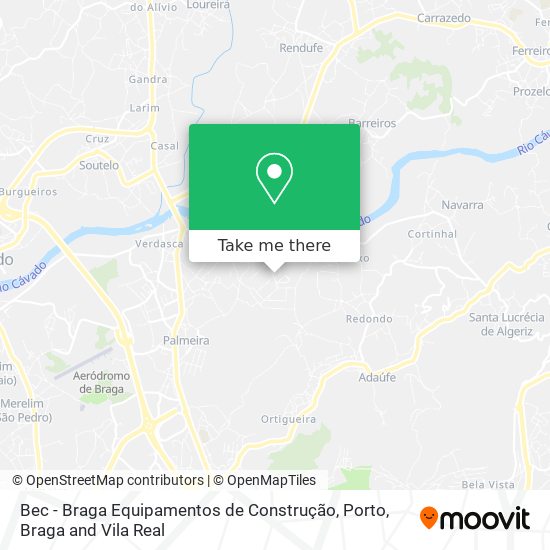 Bec - Braga Equipamentos de Construção map