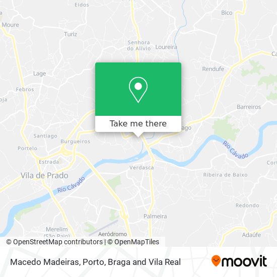 Macedo Madeiras map