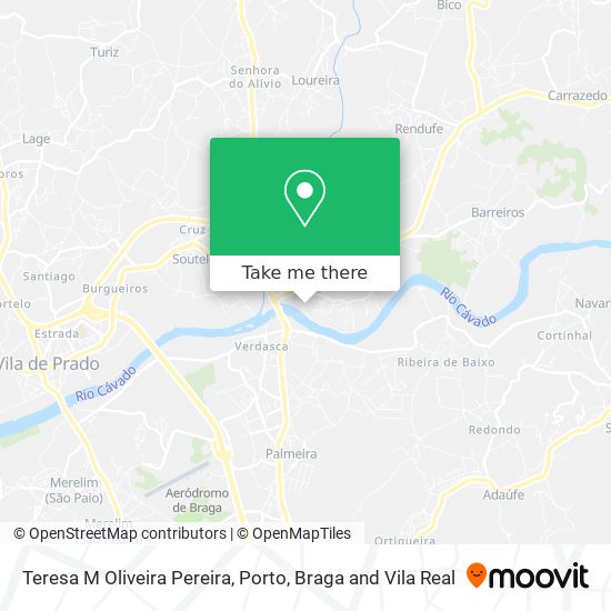 Teresa M Oliveira Pereira map