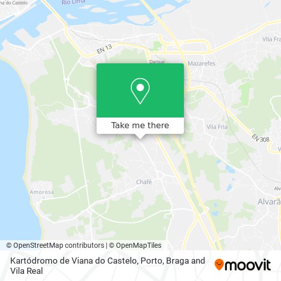 Kartódromo de Viana do Castelo map