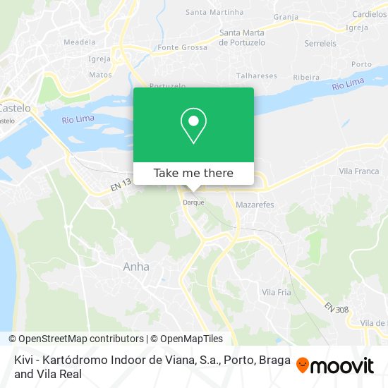 Kivi - Kartódromo Indoor de Viana, S.a. map