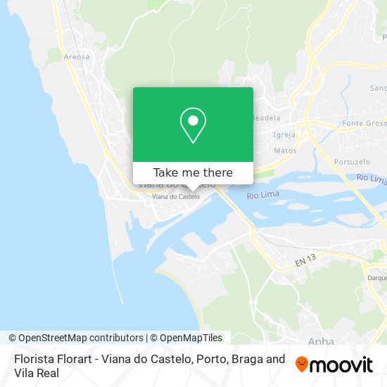 Florista Florart - Viana do Castelo map