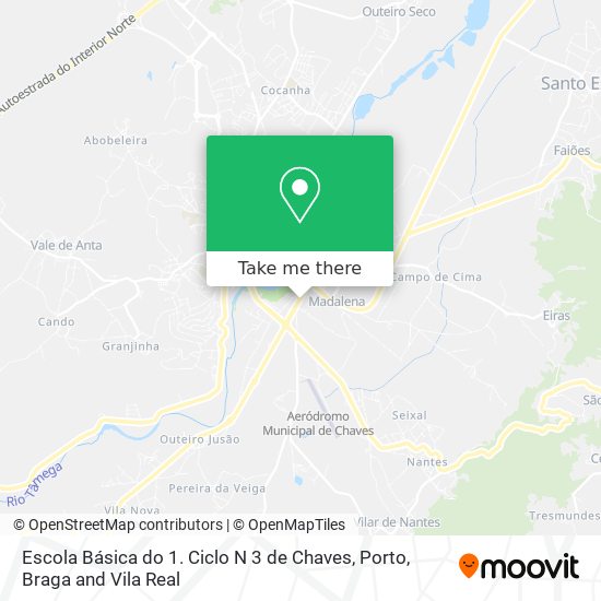 Escola Básica do 1. Ciclo N 3 de Chaves map