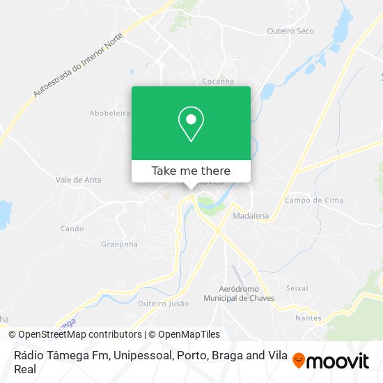 Rádio Tâmega Fm, Unipessoal map