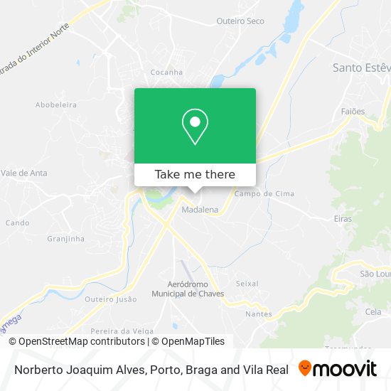 Norberto Joaquim Alves map