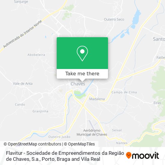 Flavitur - Sociedade de Empreendimentos da Região de Chaves, S.a. mapa