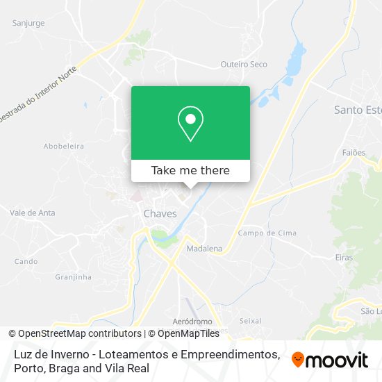 Luz de Inverno - Loteamentos e Empreendimentos mapa