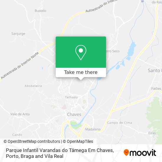 Parque Infantil Varandas do Tâmega Em Chaves map