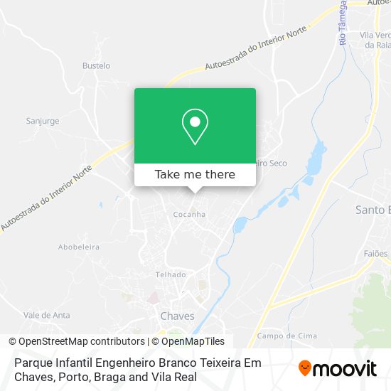 Parque Infantil Engenheiro Branco Teixeira Em Chaves map