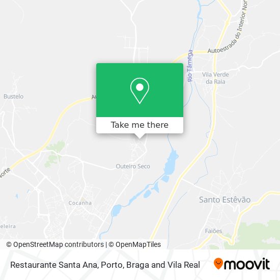 Restaurante Santa Ana mapa