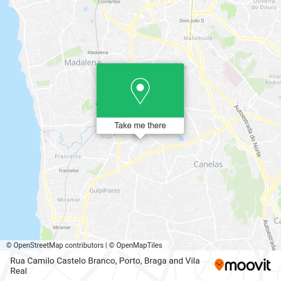Rua Camilo Castelo Branco map