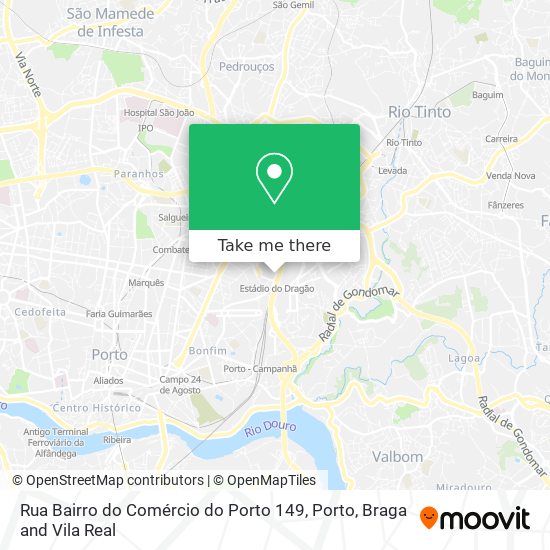 Rua Bairro do Comércio do Porto 149 map