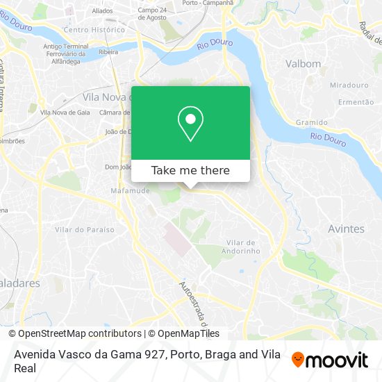 Avenida Vasco da Gama 927 mapa