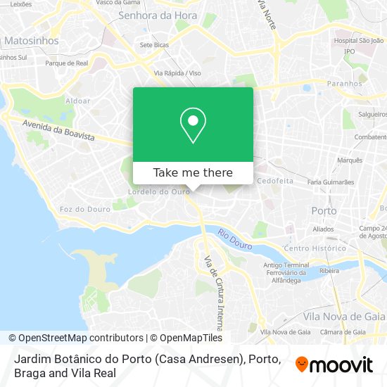 Jardim Botânico do Porto (Casa Andresen) map