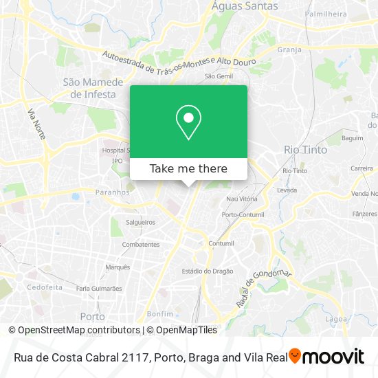 Rua de Costa Cabral 2117 map