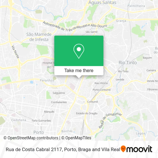 Rua de Costa Cabral 2117 map