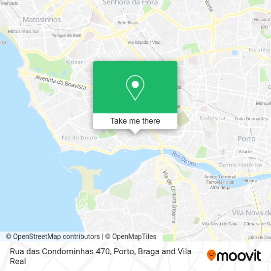 Rua das Condominhas 470 map