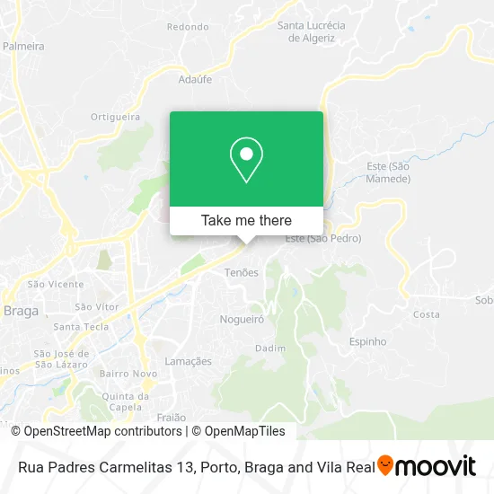 Rua Padres Carmelitas 13 map