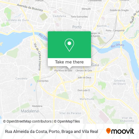 Rua Almeida da Costa map