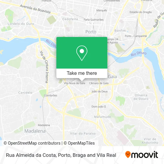 Rua Almeida da Costa map