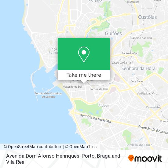 Avenida Dom Afonso Henriques map