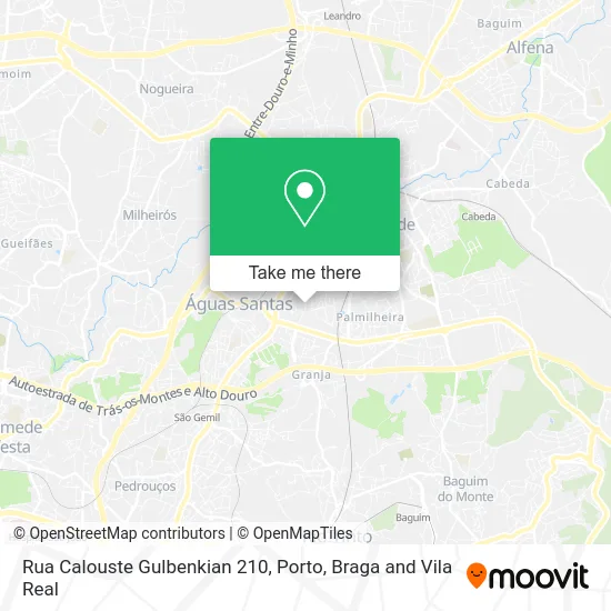 Rua Calouste Gulbenkian 210 map