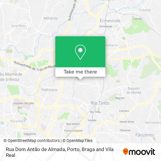 Rua Dom Antão de Almada map