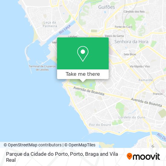 Parque da Cidade do Porto map