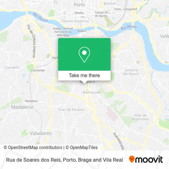 Rua de Soares dos Reis map