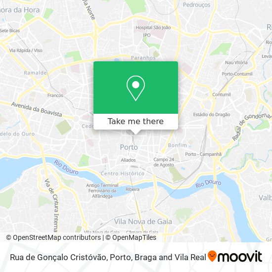 Rua de Gonçalo Cristóvão map